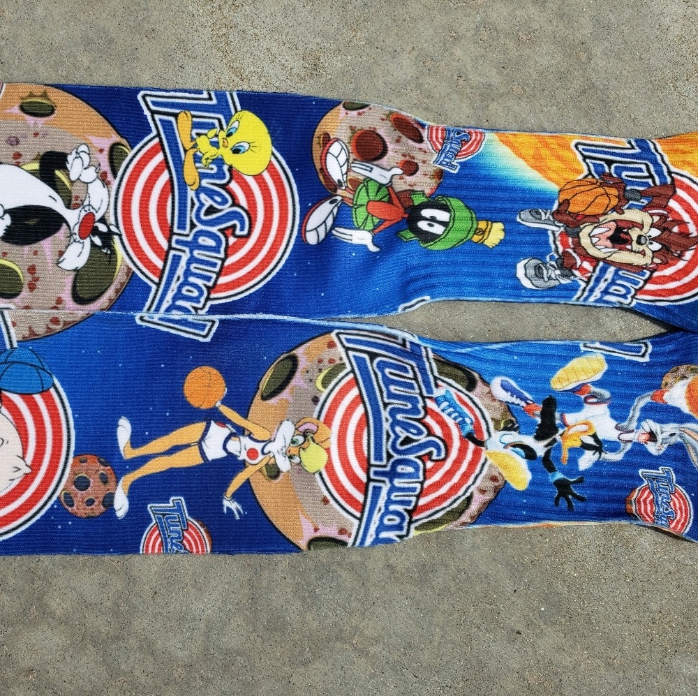 Custom SPACE JAM TUNESQUAD Socks - Picture 2 of 2